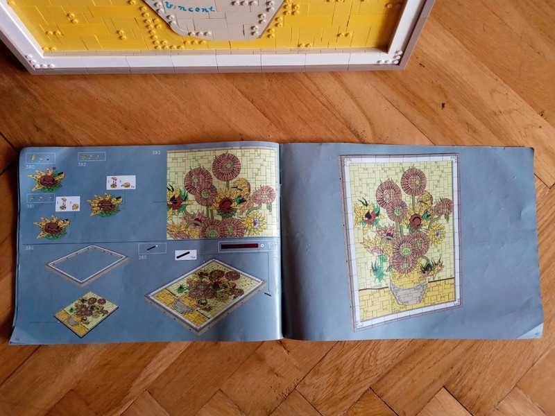 31215 Słoneczniki Vincent van Gogh klocki LEPIN