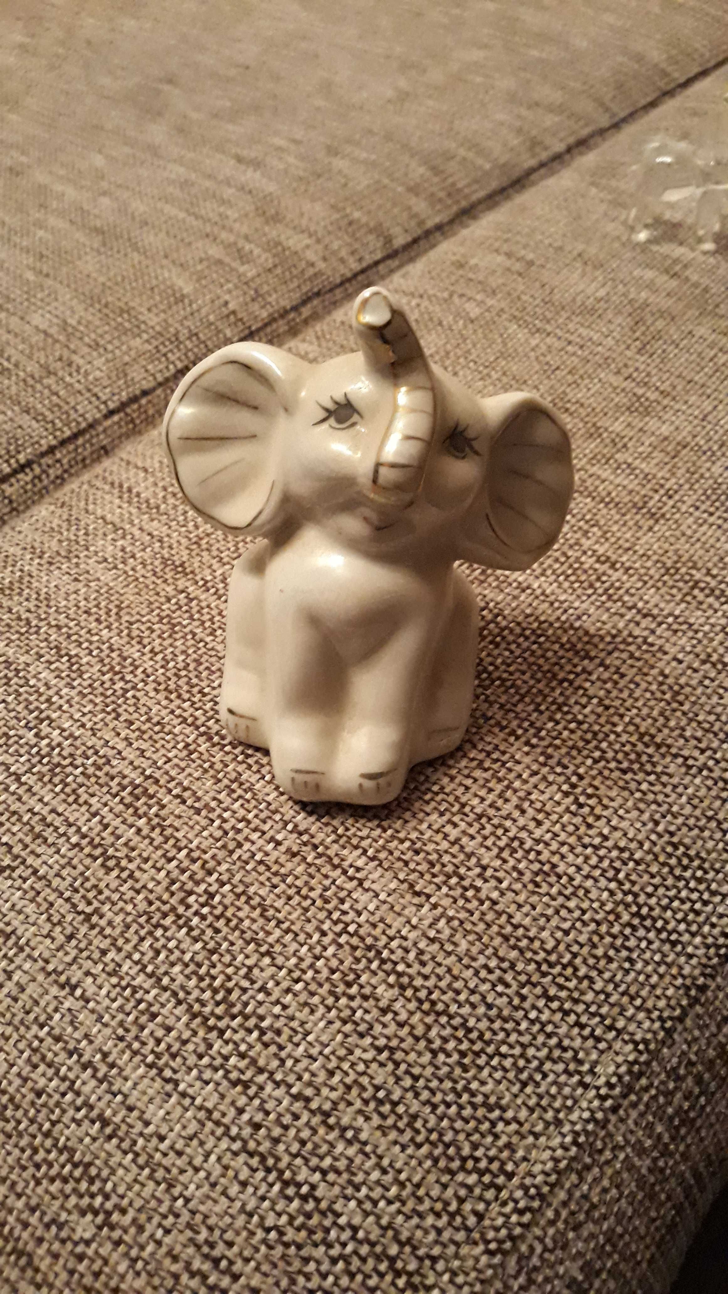 Słonie porcelanowe na szczęście