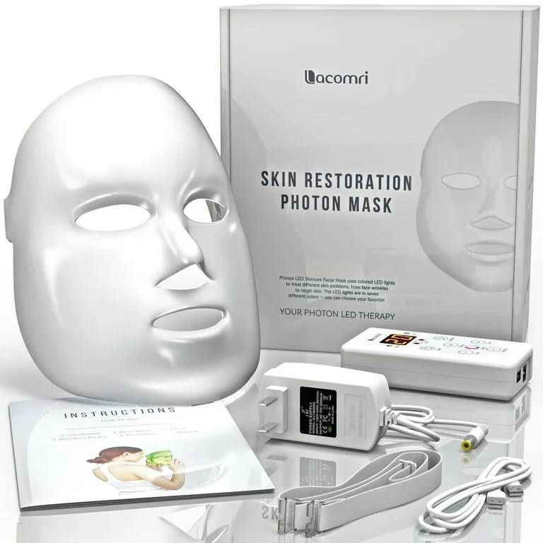 Светоидиодная led маска уход за лицом lacormi led beauty mask терапія