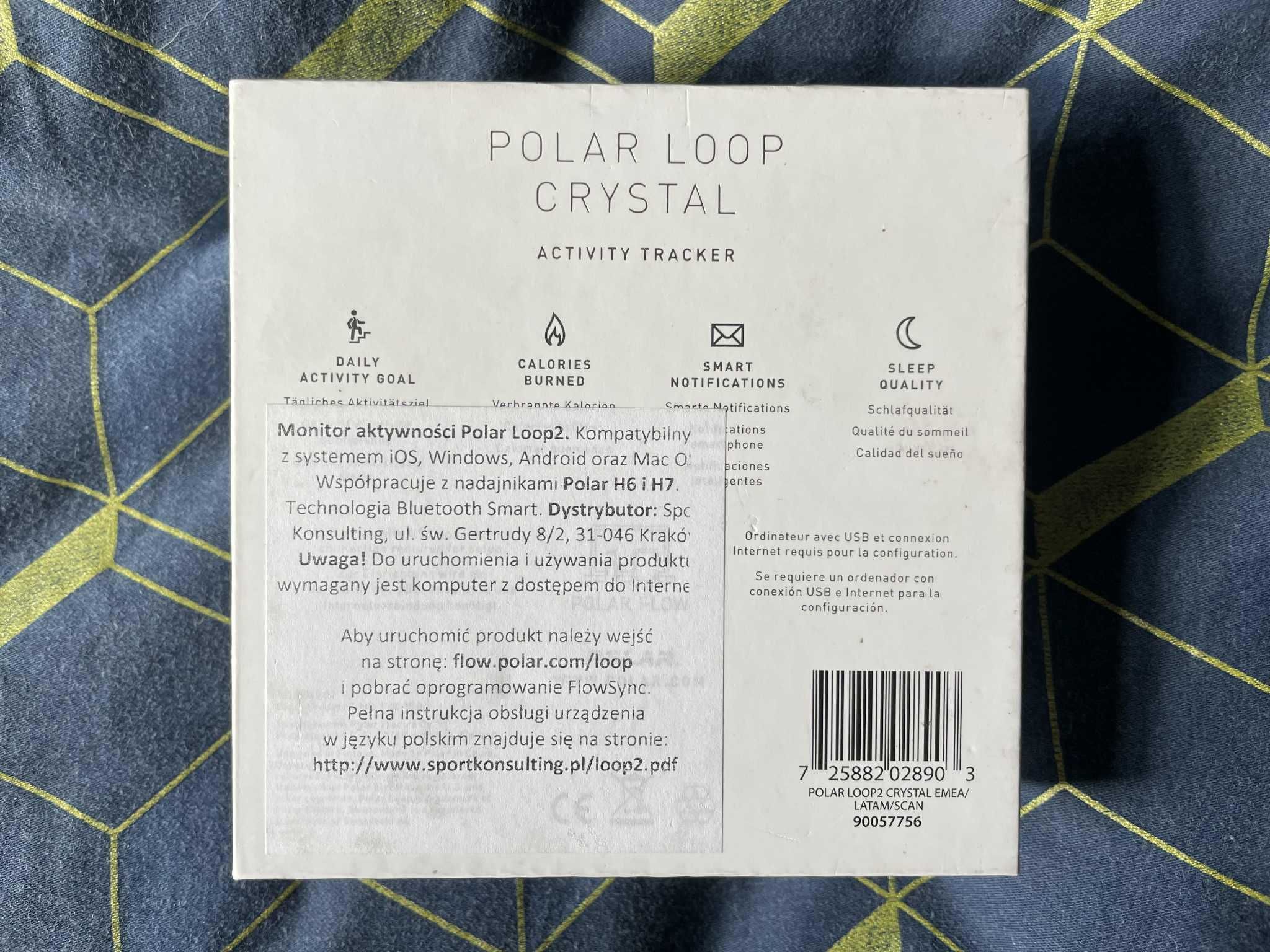 Polar Loop 2 CRYSTAL limit edition monitor aktywności opaska Swarovski