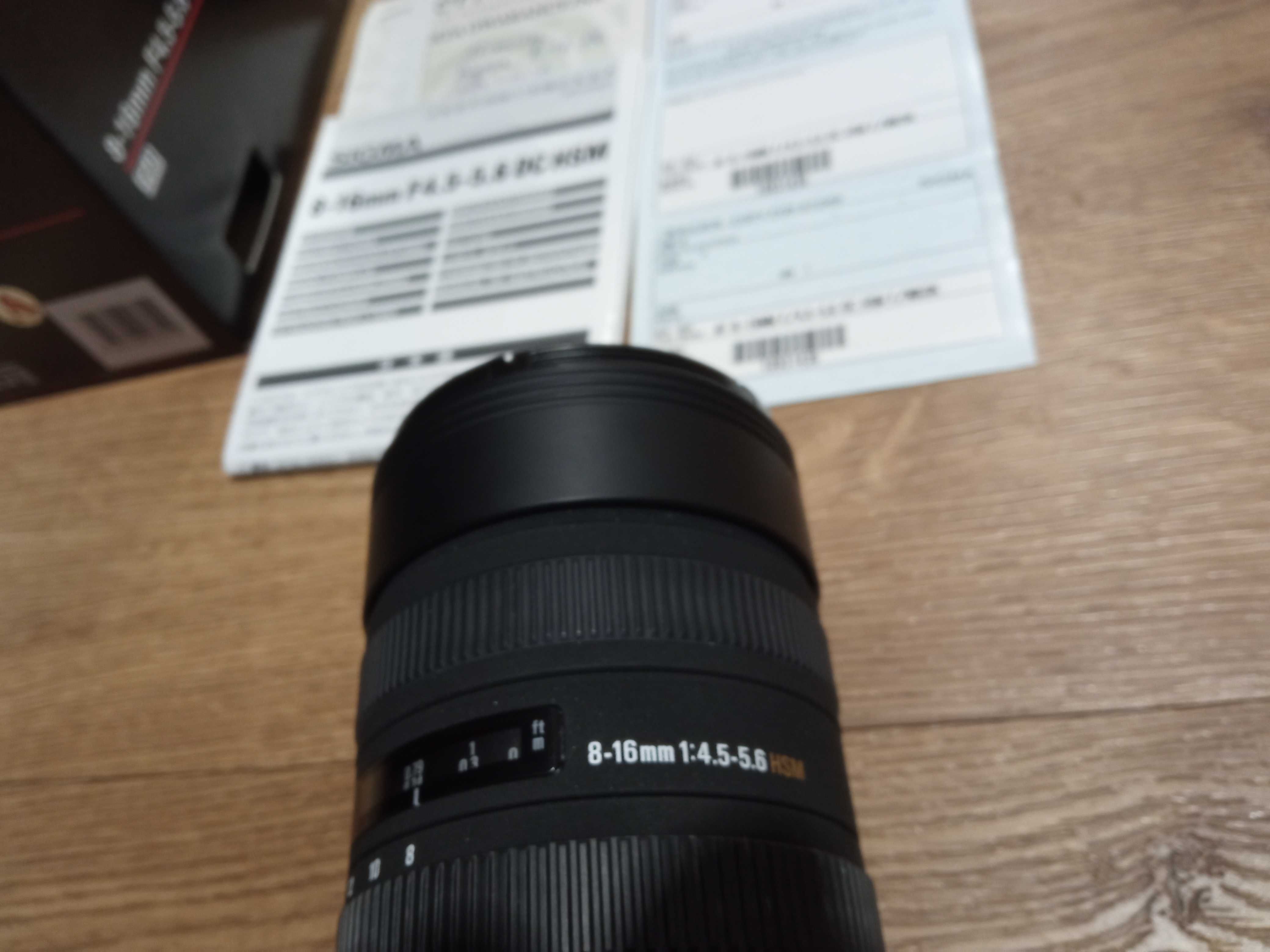 Obiektyw Sigma 8-16mm f/4.5-5.6 DC HSM Nikon szerokokątny