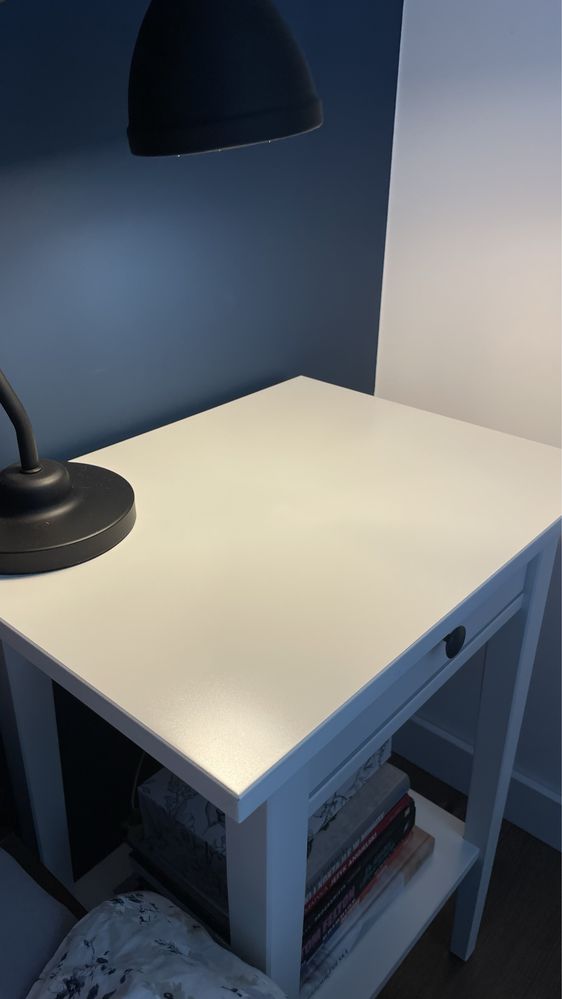2 x stolik nocny Ikea Hemnes biały