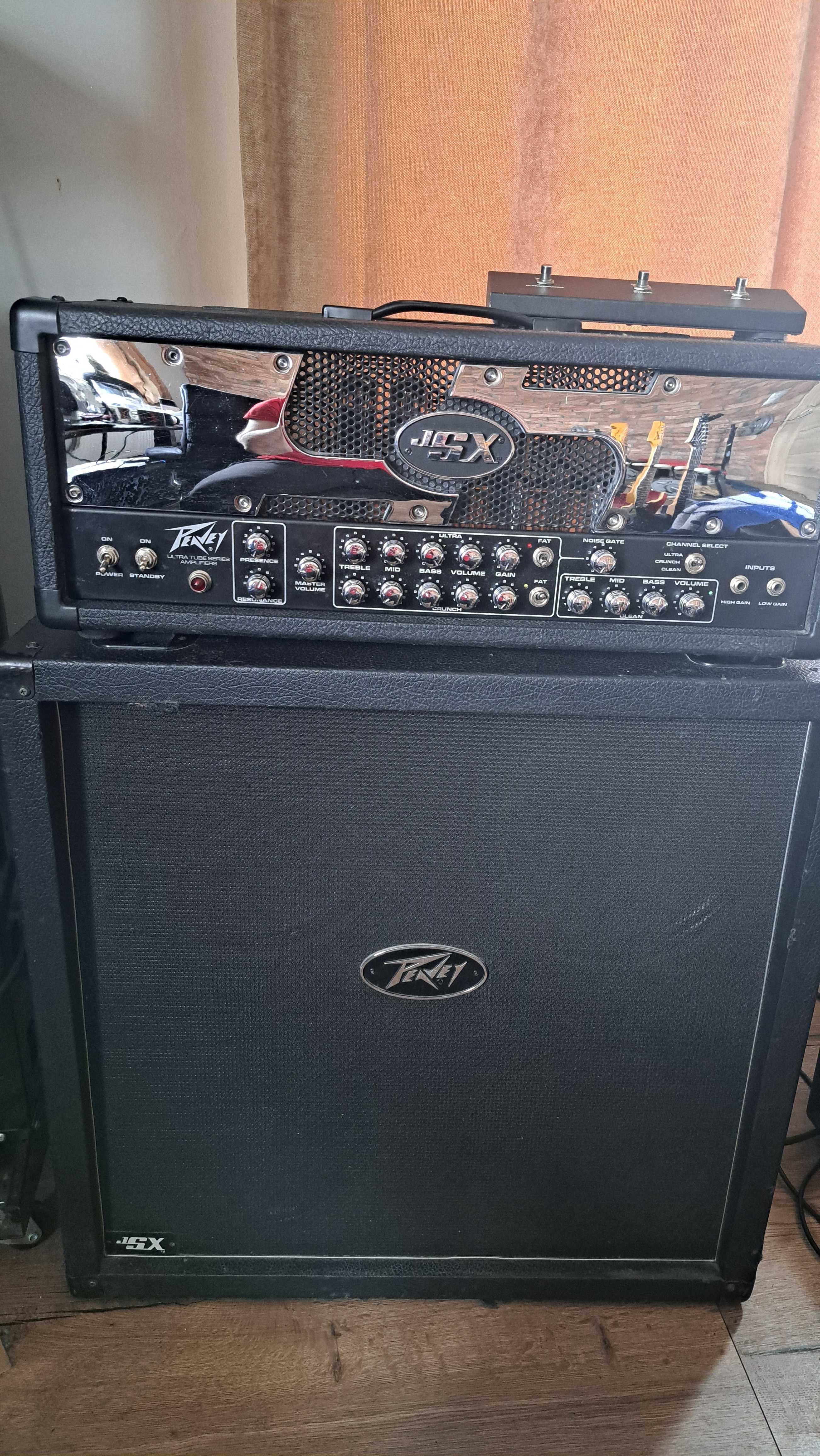 Peavey JSX + Kolumna 412 Footswitch Case Joe Satriani