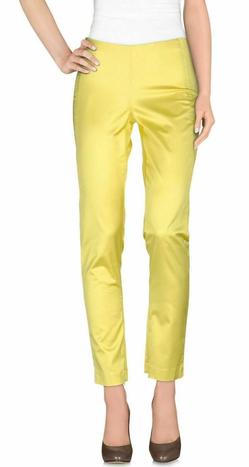 Итальянские брюки PIANURASTUDIO Новые $200 size IT42 XS YOOX Жёлтые