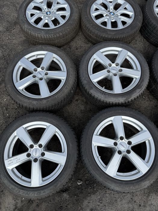 Komplet kół zimowych 5x112 17x7,5j et29 Audi Vw Skoda 225/50/17 Dunlop