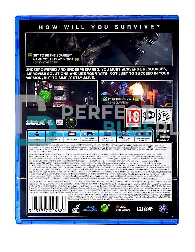 Obcy Izolacja / Alien Isolation / Gra PS4 / NapisyPL / Skup Gier / WWA