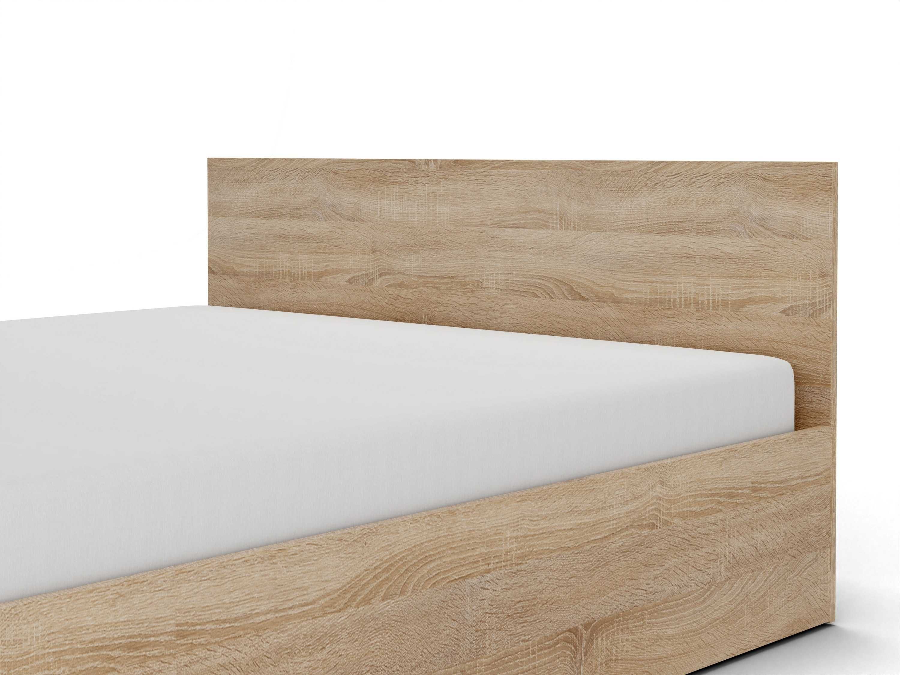 Łóżko sypialniane+ stelaż 140cm DĄB SONOMA