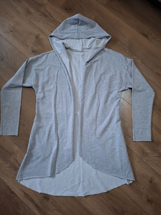 Narzutka kardigan asymetryczna