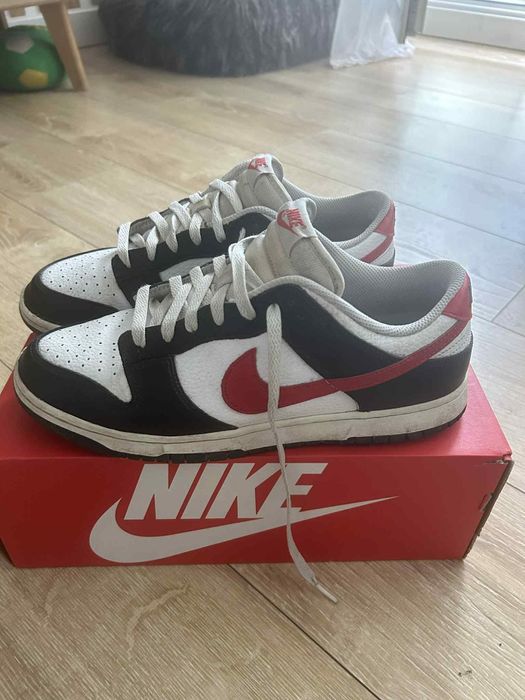 Nike dunk low retro red-white