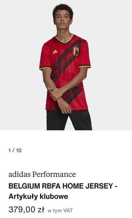 Oficjalna koszulka meczówka Adidas reprezentacji Belgii Belgia 379zł