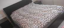 Łóżko IKEA Malm 160x200 + 4 szuflady + 2 szafki nocne – komplet
