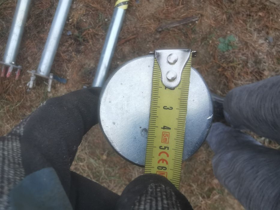 Słupek ochronny, ostrzegawczy, parkingowy, stalowy