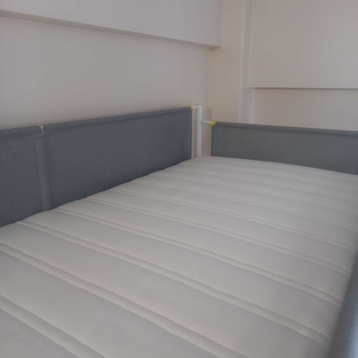 Cama Alta Ikea VITVAL + Colchão Espuma Ikea
