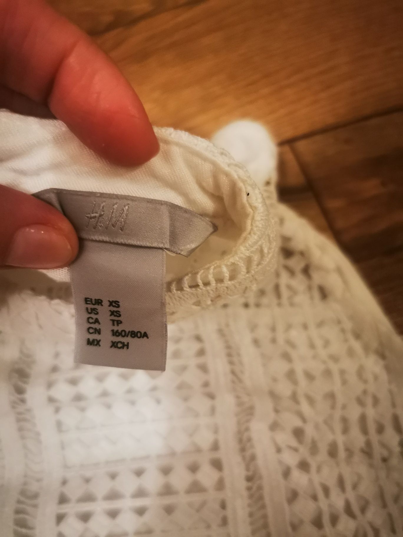 Biała bluzka h&m xs