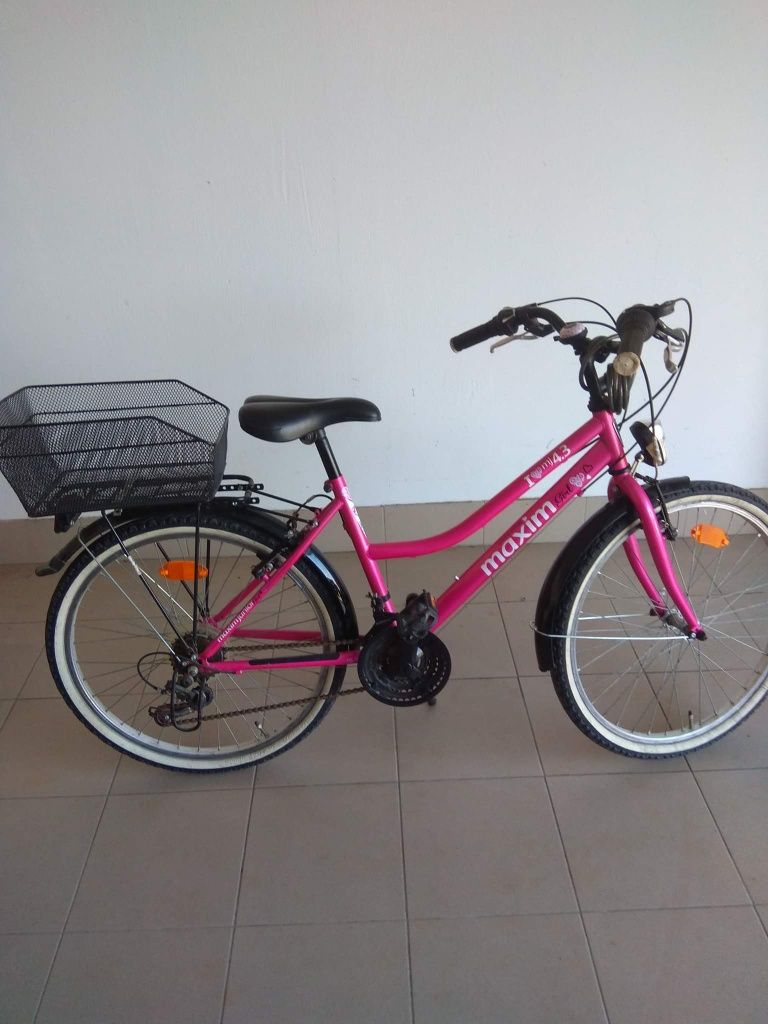 Rower Maxim 24 kolor różowy
