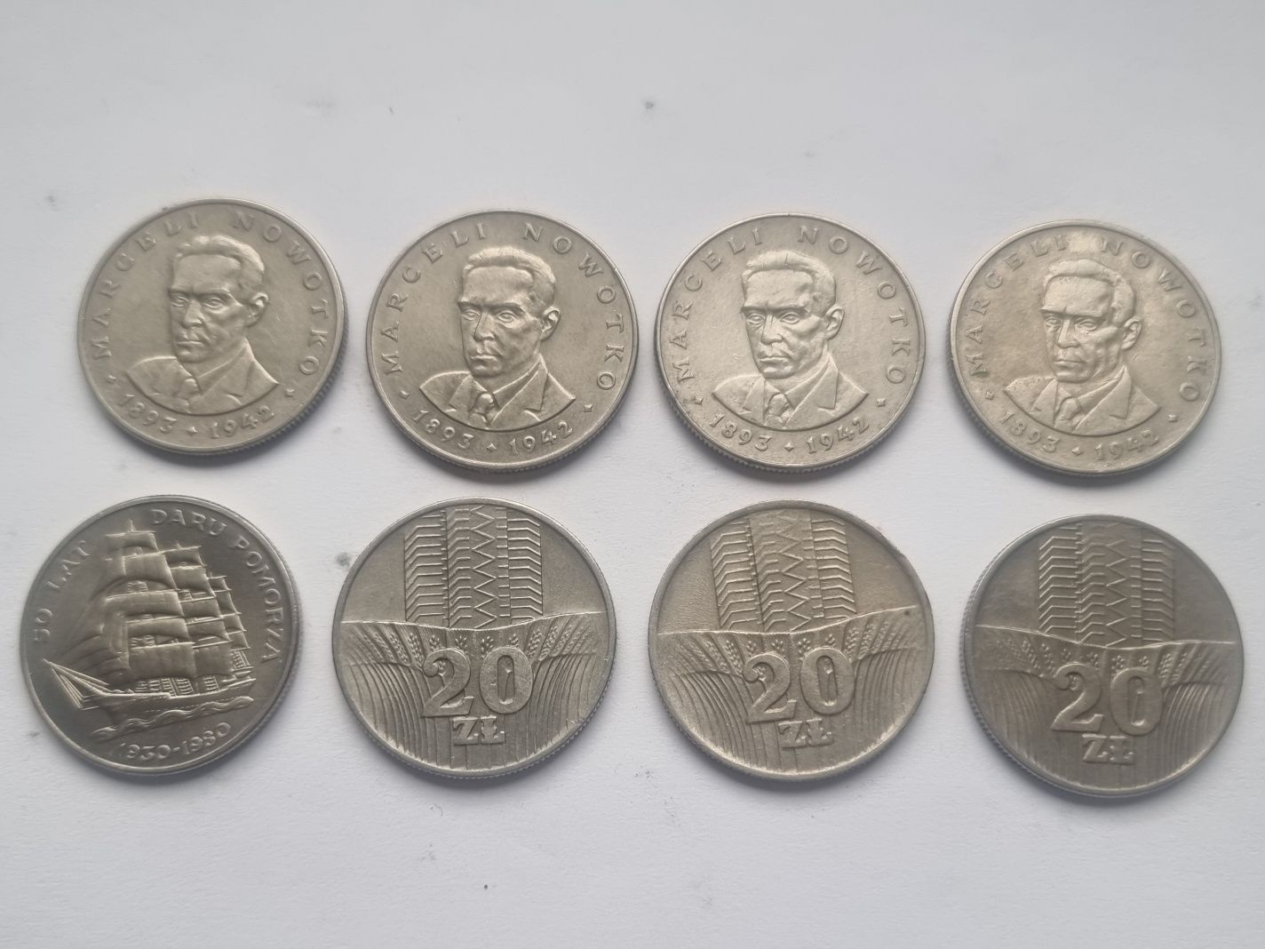 32 monety 20 zł polskie kolekcja PRL