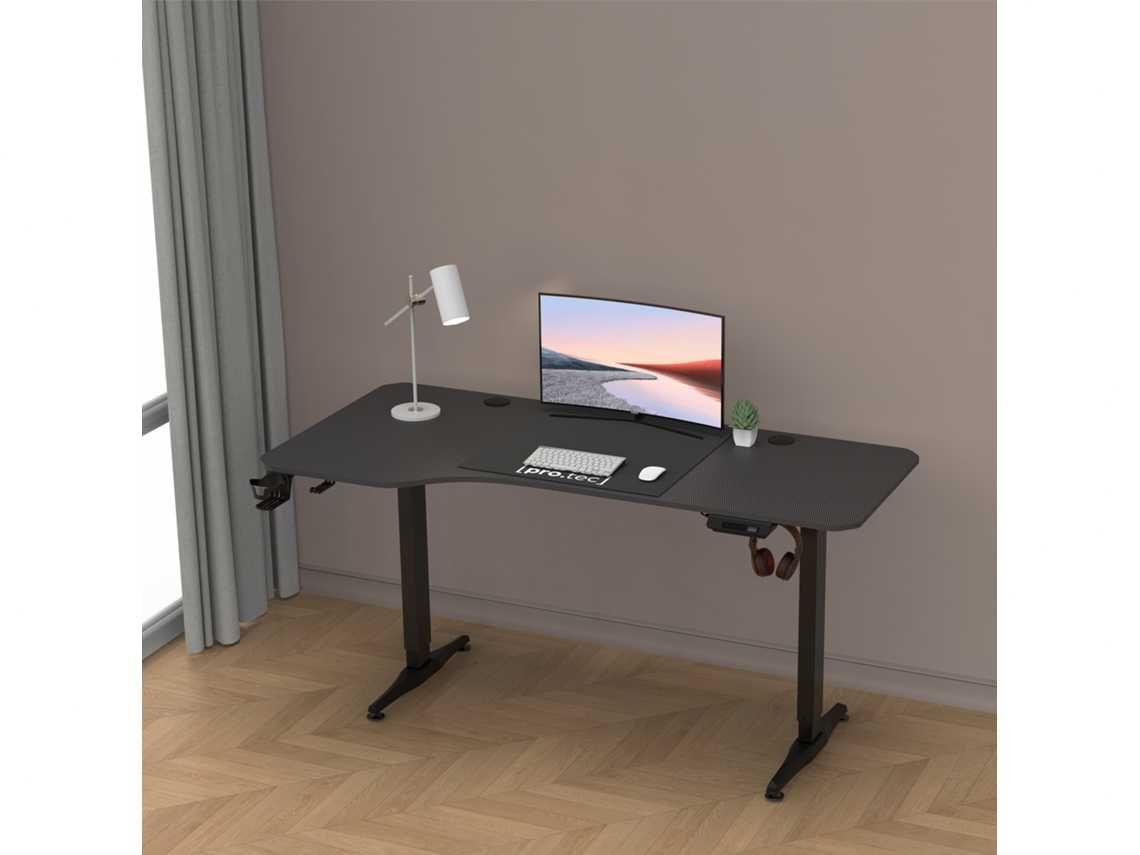 Mesa ajustável elétrica em altura 160 x 75 cm (mesa sentada ou em pé)