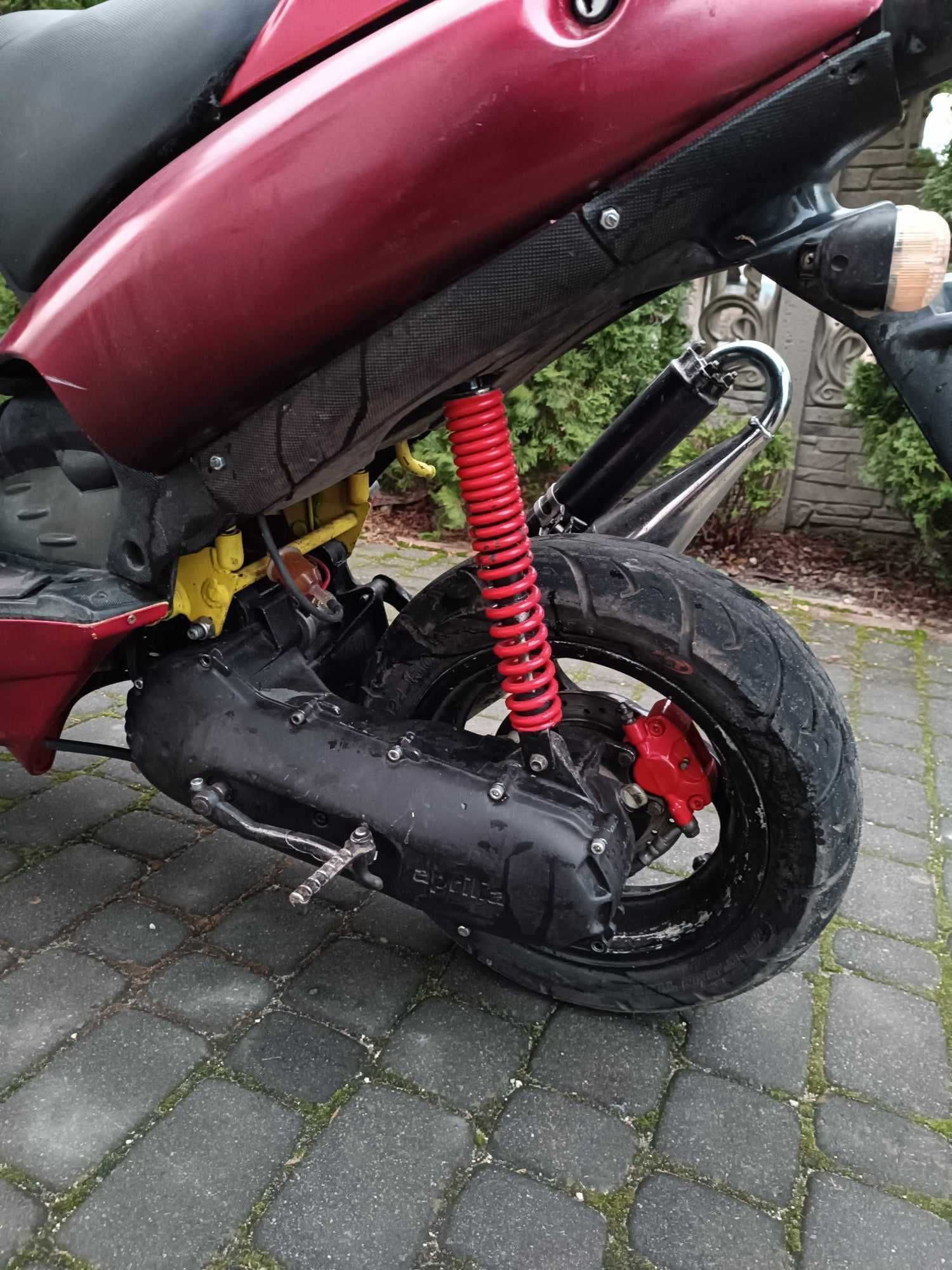 Skuter aprilia sr 50 po generalnym remoncie silnika