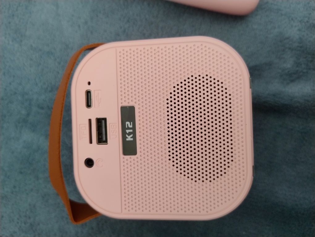Karaoke dla dzieci Głośnik 2 mikrofony Bezprzewodowe