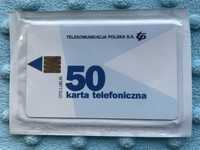 Nowa karta magnetyczna telefoniczna TP o nominale 50 jednostek
