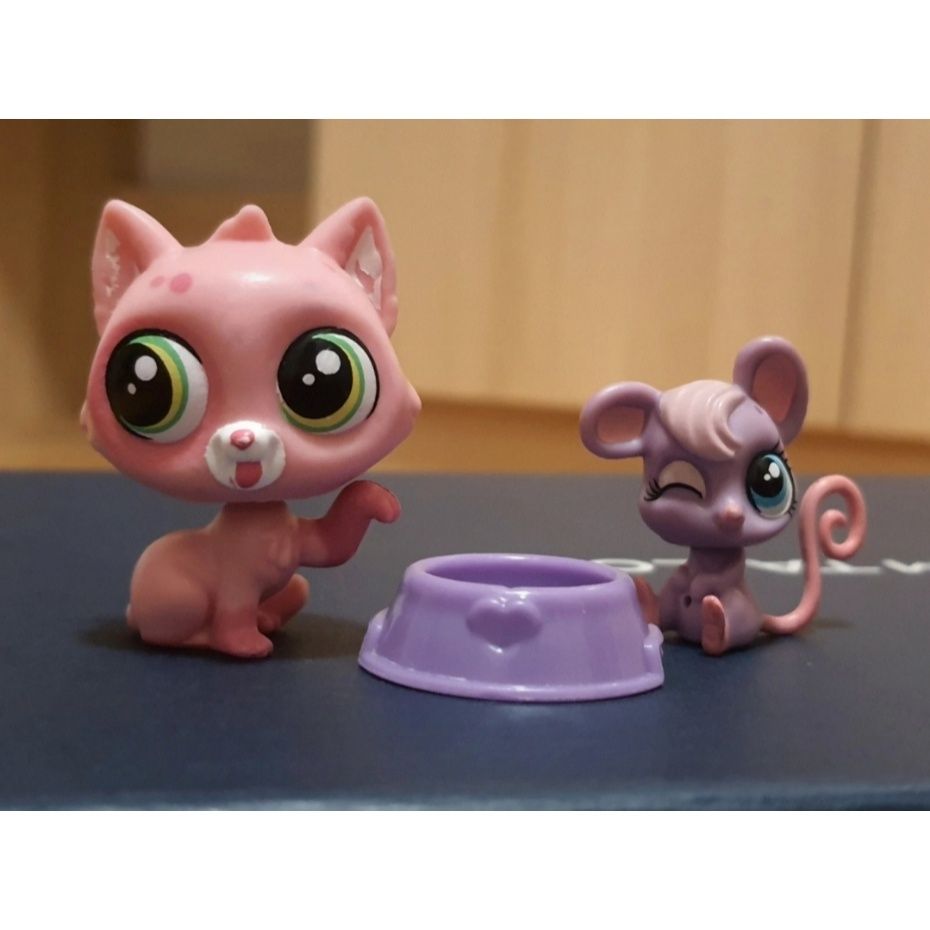 Littlest Pet Shop Kot + Mysz