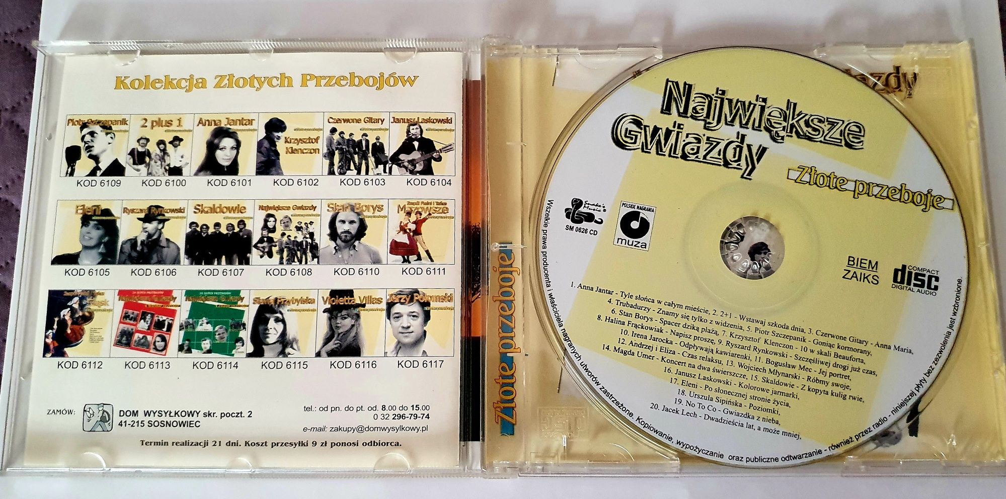 Najwieksze Gwiazdy polskiej piosenki - komplet 3 CDs