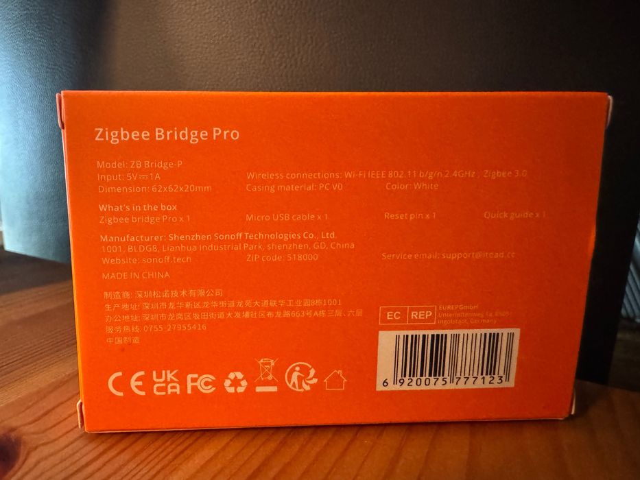 Sonoff Zigbee Bridge Pro – Como Novo