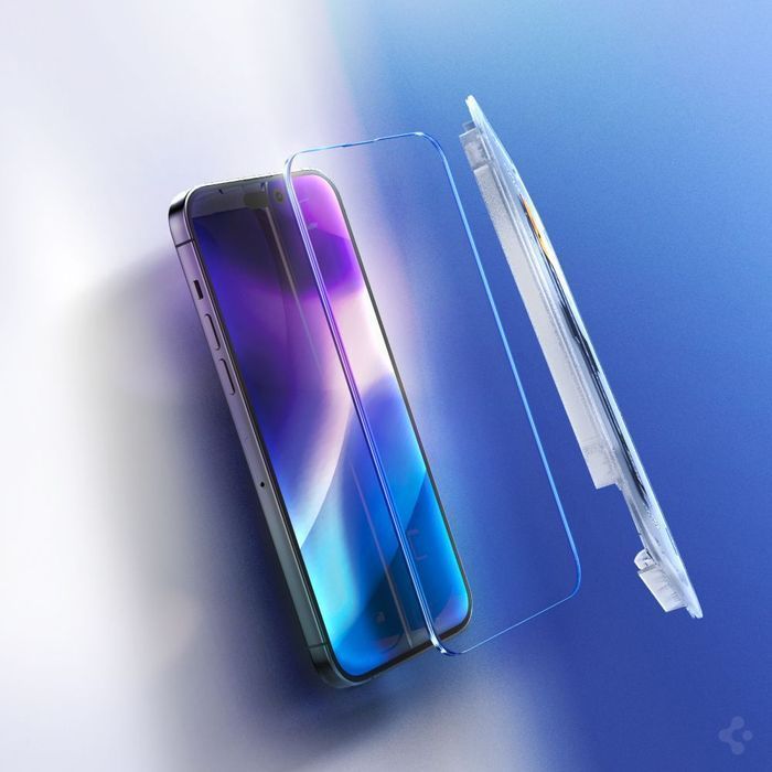 2x Szkło Hartowane Spigen Glas.TR ”EZ FIT” do Apple iPhone 14 Pro Max
