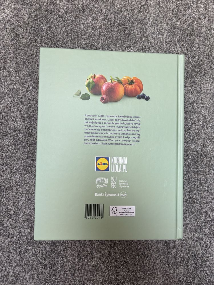 Książka Lidl Jeść zdrowiej warzywa i owoce