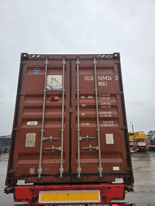 Kontener 40 HC + Transport + Dźwig w cenie