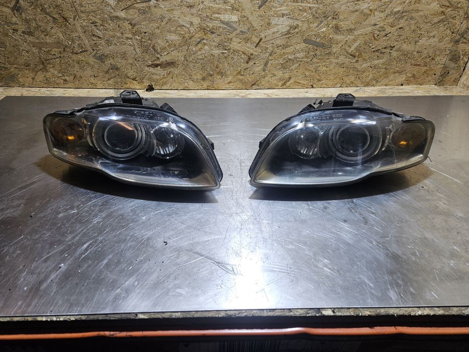 Lampa prawa lewa Xenon Audi A4 B7 światło lampy reflektory A4 B6 xenon