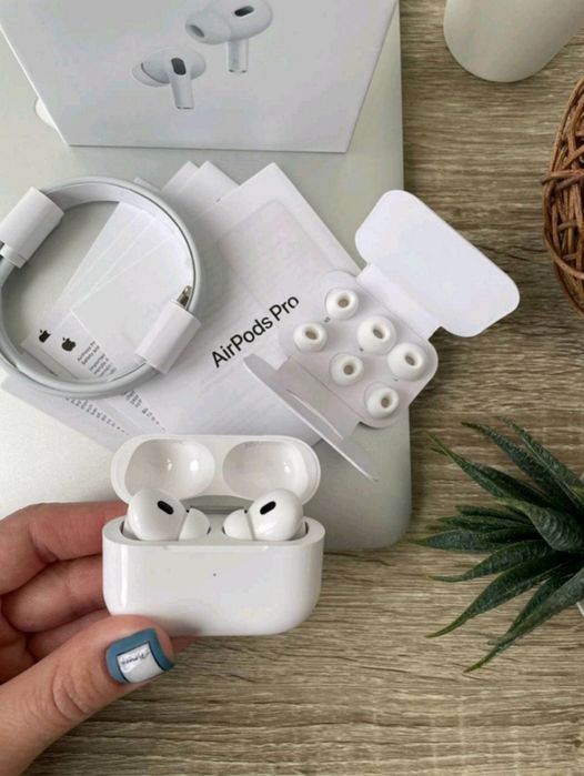 Airpods pro 2,lux якість 1:1 чіп airoha бездротові навушники