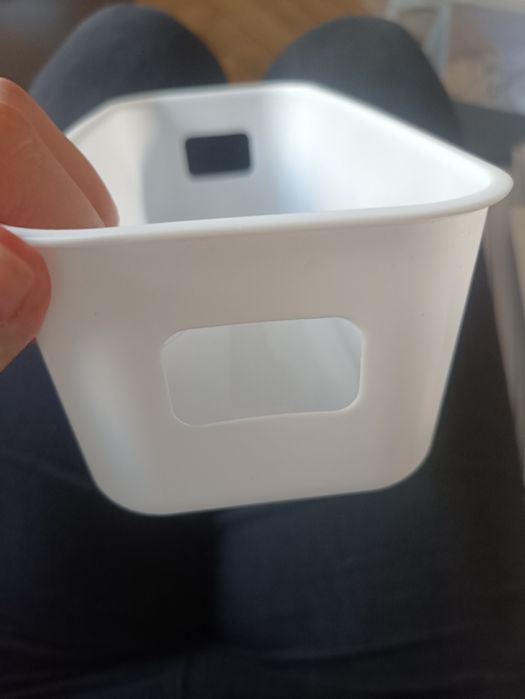 Plastikowe pojemniki z uchwytem organizery do szuflady 10 sztuk
