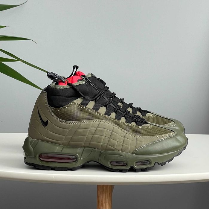 Мужские зимние кроссовки Nike Air Max 95 Sneakerboot "Green" 40-45