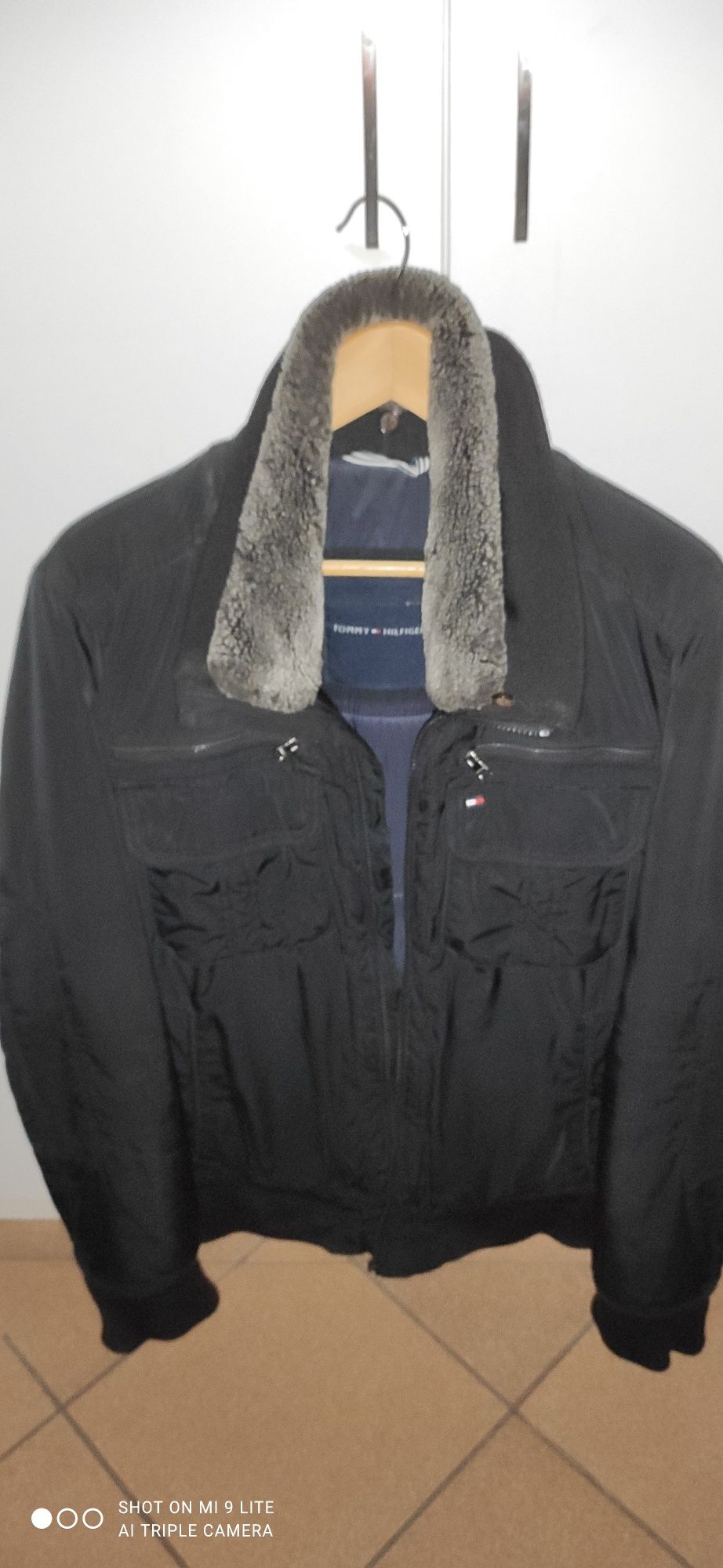Kurtka męska Tommy Hilfiger®, r. L, czarna