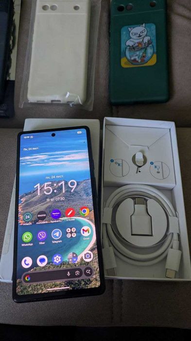 2шт Google Pixel 6a Charcoal 6/128GB