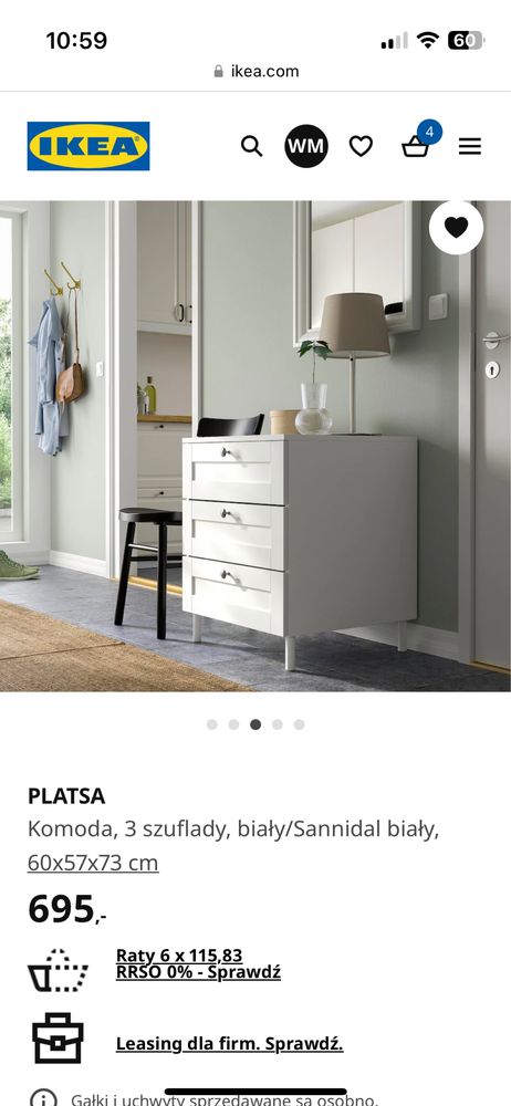 Ikea Komoda Platsa