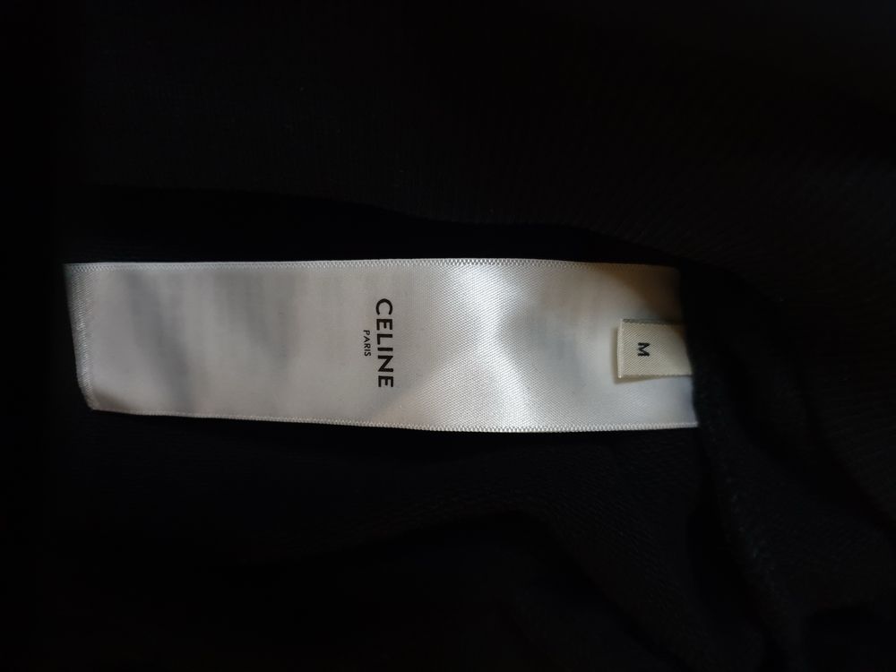 Celine Drawstrings Hoodie Black