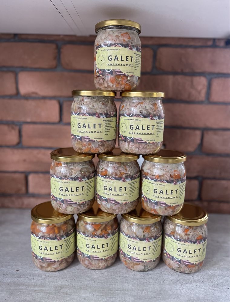 Galareta galet galert galart kolagenowy 4x540ml domowy