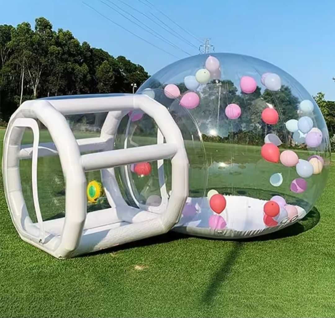Dmuchaniec, zjeżdżalnia dmuchana, dmuchany plac zabaw, bubble house,