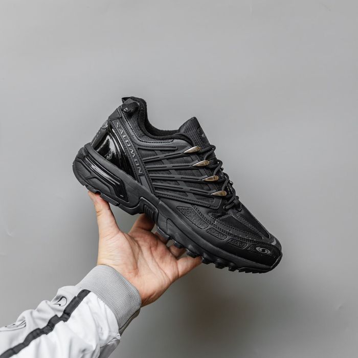 Зимние кроссовки Salomon ACS Pro термо черные 41,42,43,44,45 Саломон