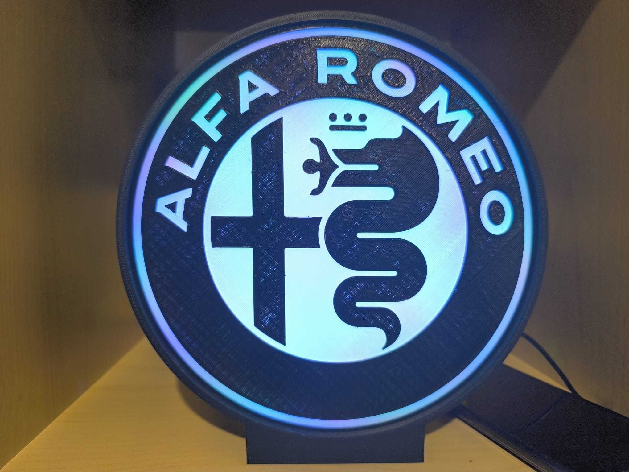 Luminaria - Lightbox  "ALFA ROMEO " V2