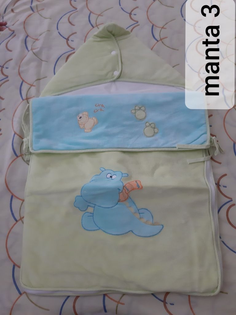 Mantas quentes com fecho bebe