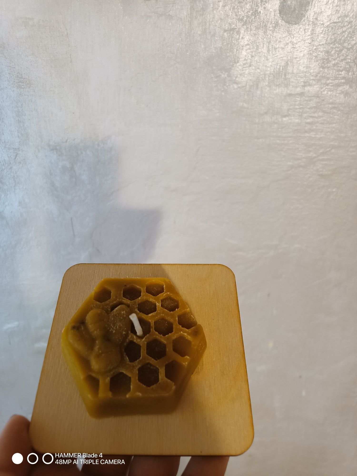 Świeczki z wosku pszczelego