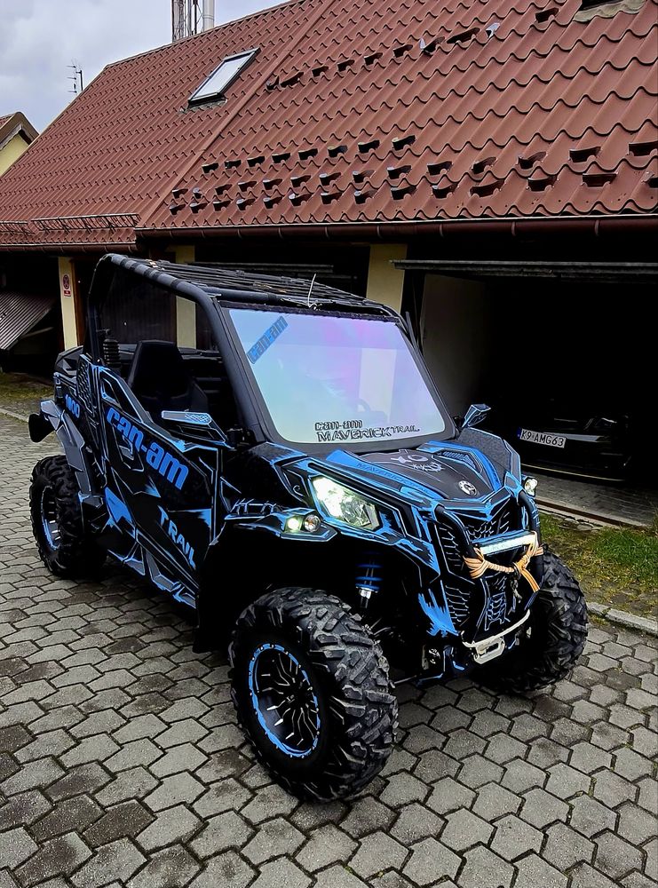 Maverick 800 DPS Trail Gąsienice, pług, itp Salon pl Idealny Zamiana