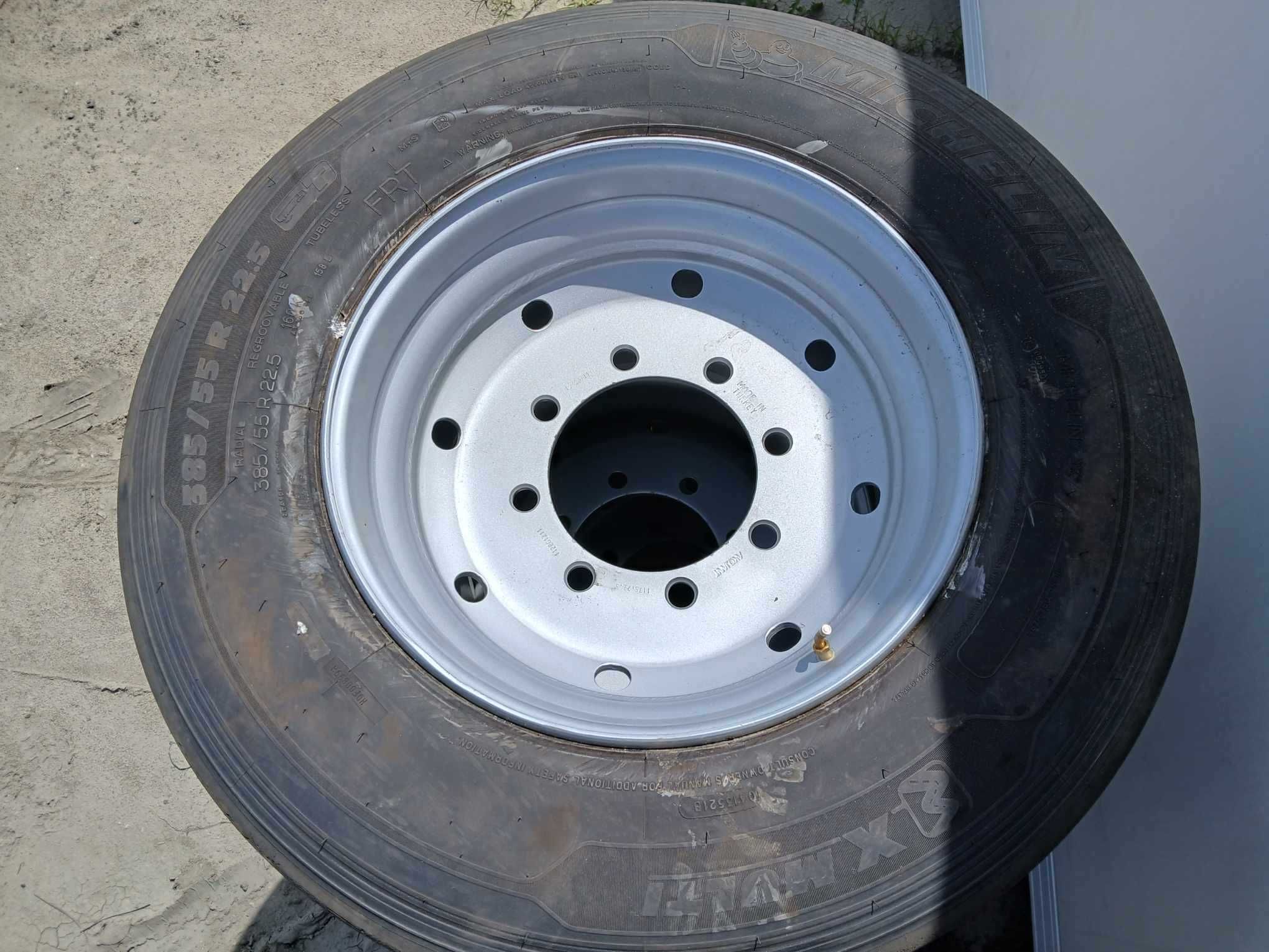 Koła do przyczepy rolniczej 385/55 R 22.5 8 otworów nowa felga