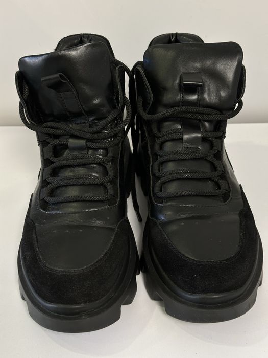 Кросівки Черевики Високі Чорні Шкіряні Жіночі на Байці