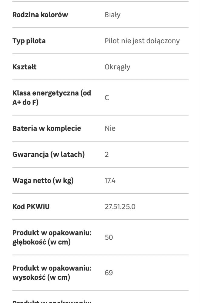 Elektryczny bojler ogrzewacz wody 50L SIMAT