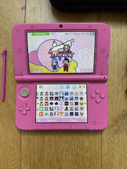 Nintendo 3DS XL Rosa (128Gb, 300+ Jogos)