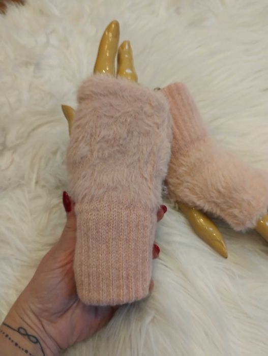 Hit musthave!Rękawiczki futerkowe bez palców